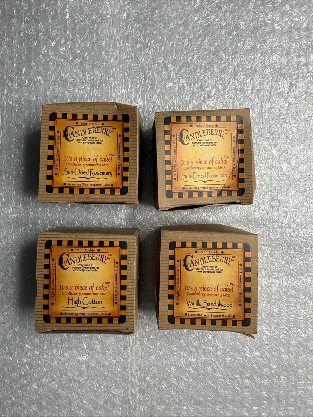 Wax Tarts Pack in Brown and Orange Packaging